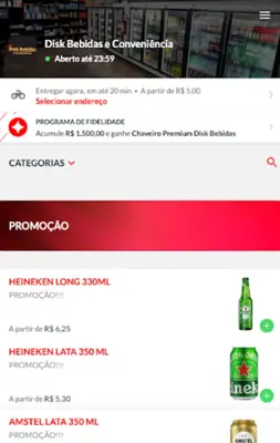 Disk Bebidas e conveniência android App screenshot 2